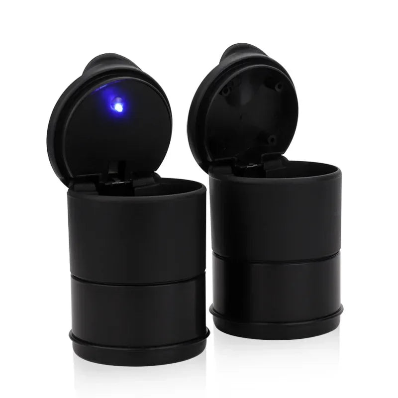 Car LED Ashtray Garbage Container