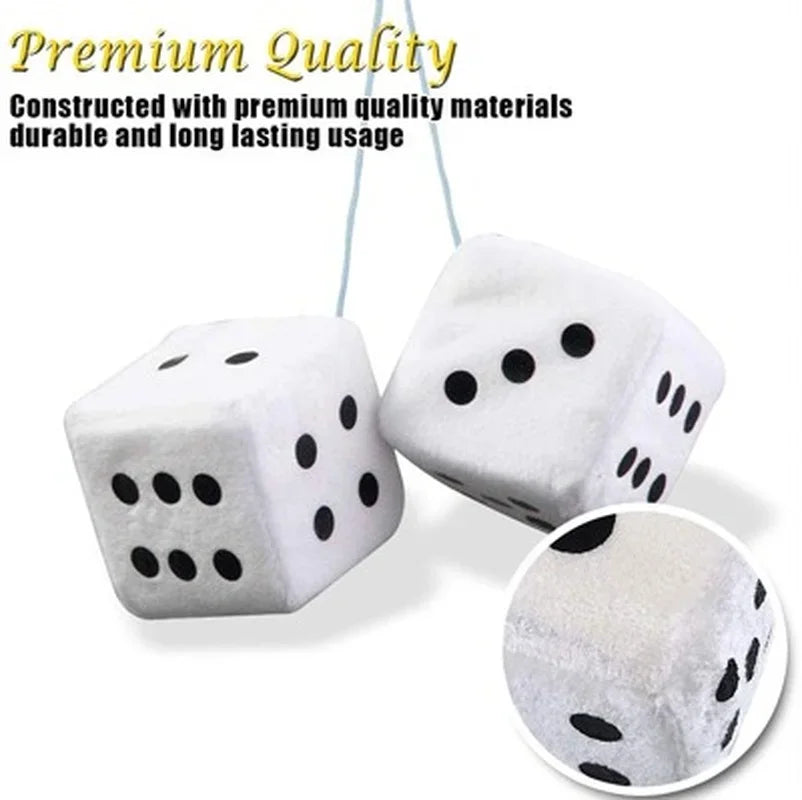 2PCS Fuzzy Dice