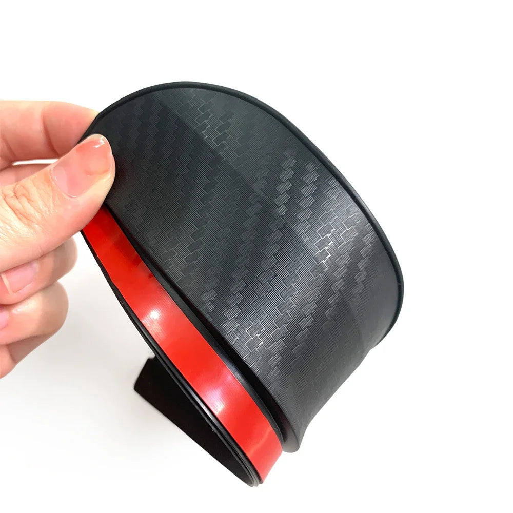 2PCS Carbon Fibre Rear-view Mirror Rain Eyebrow