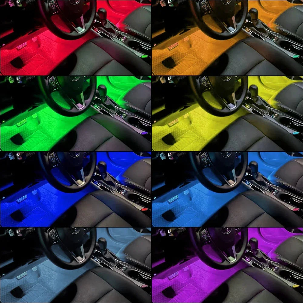 LED Car Interior Ambient Foot Light