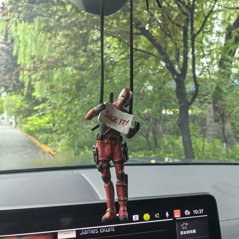 Deadpool Rear-View Mirror Decoration
