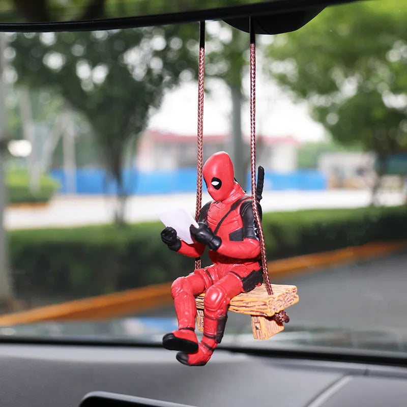 Deadpool Rear-View Mirror Decoration