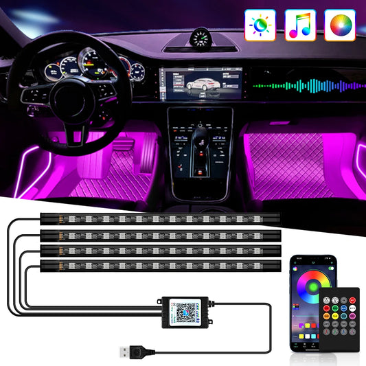 LED Car Interior Ambient Foot Light