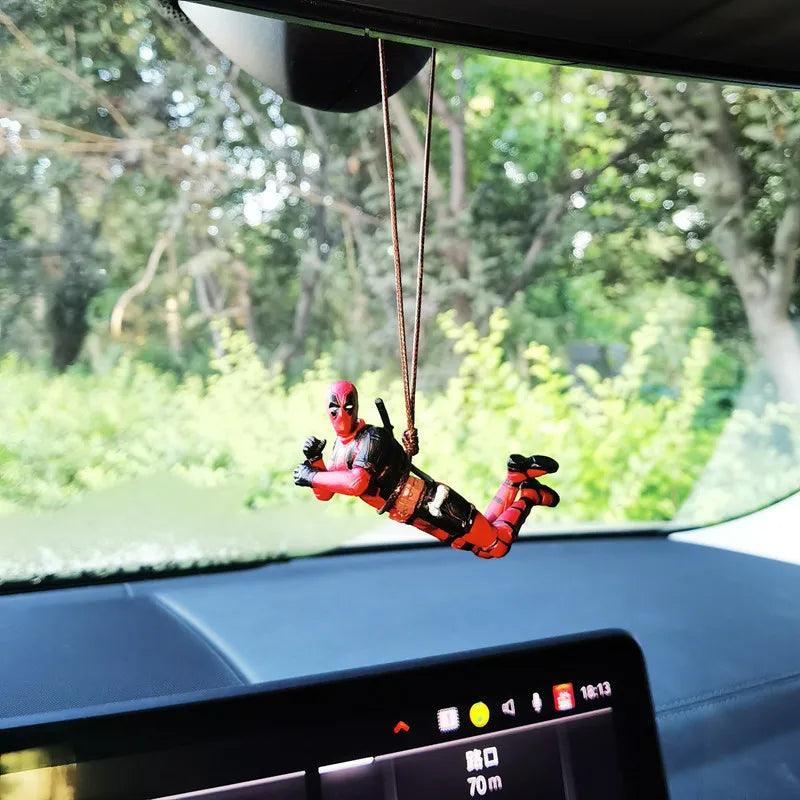 Deadpool Rear-View Mirror Decoration