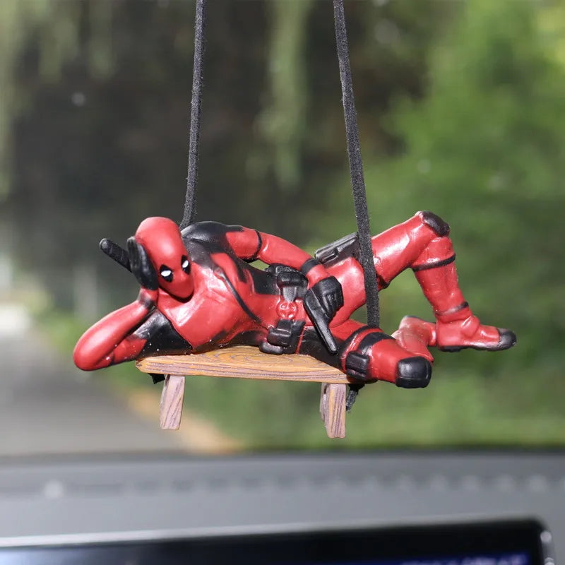 Deadpool Rear-View Mirror Decoration