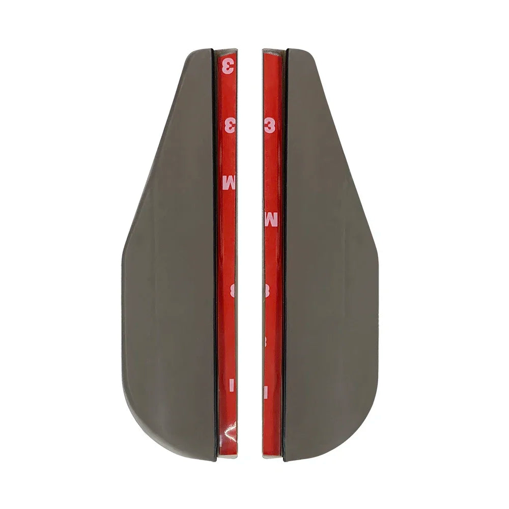 2PCS Carbon Fibre Rear-view Mirror Rain Eyebrow