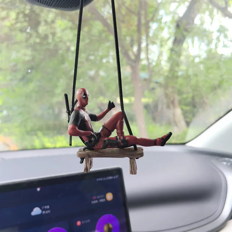 Deadpool Rear-View Mirror Decoration
