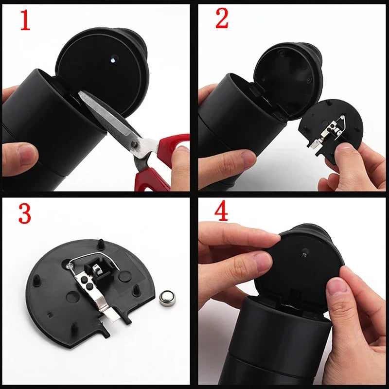 Car LED Ashtray Garbage Container