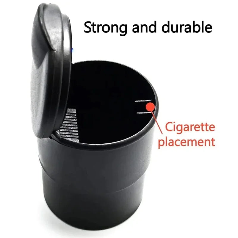 Car LED Ashtray Garbage Container