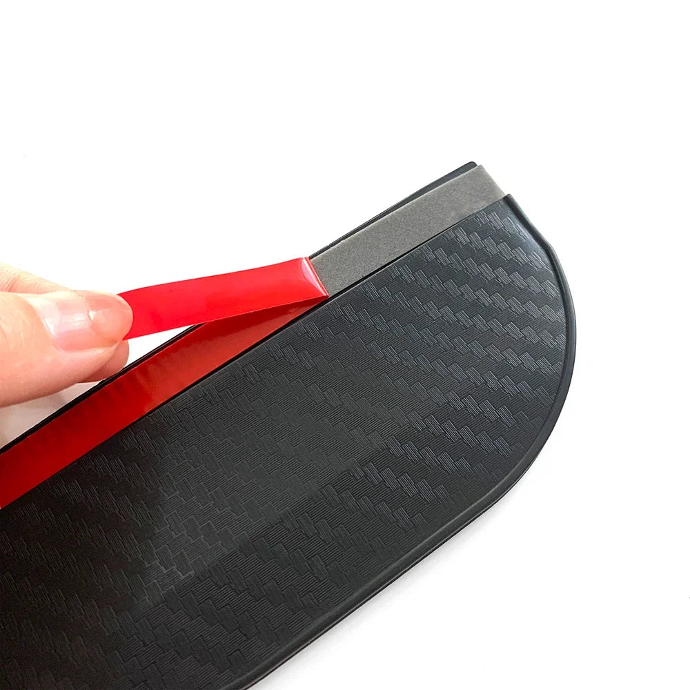2PCS Carbon Fibre Rear-view Mirror Rain Eyebrow
